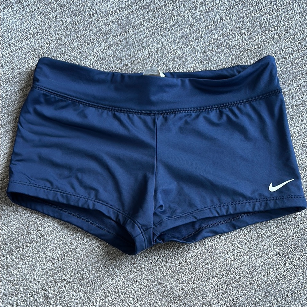 Nike Blue Athletic Shorts with Elastic Waistband
